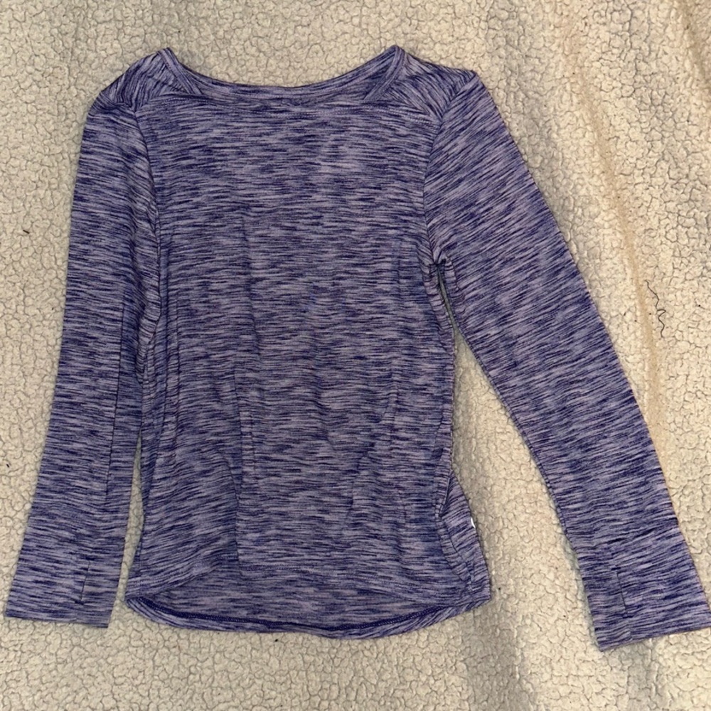 Purple Long Sleeve Top